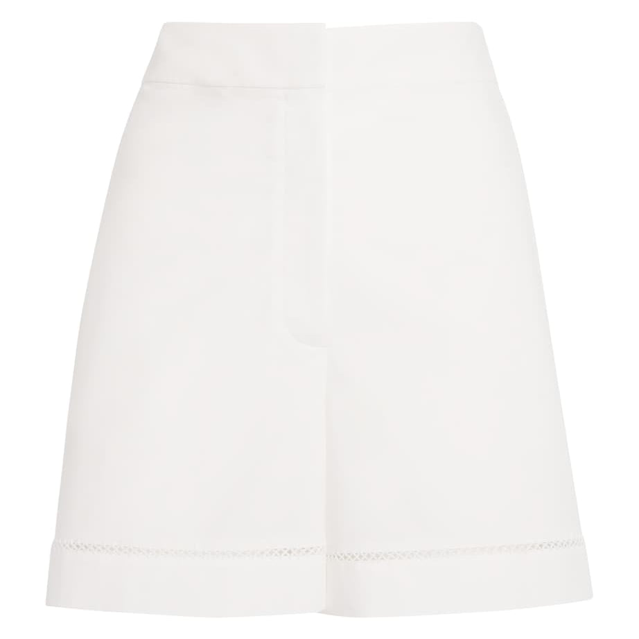 White Eyelet Shorts