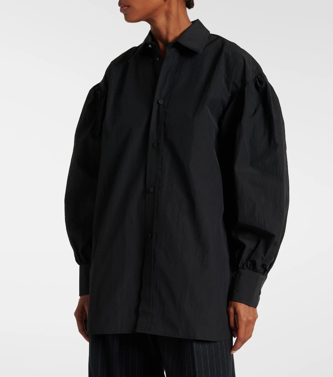 Plan C - Oversized crêpe shirt