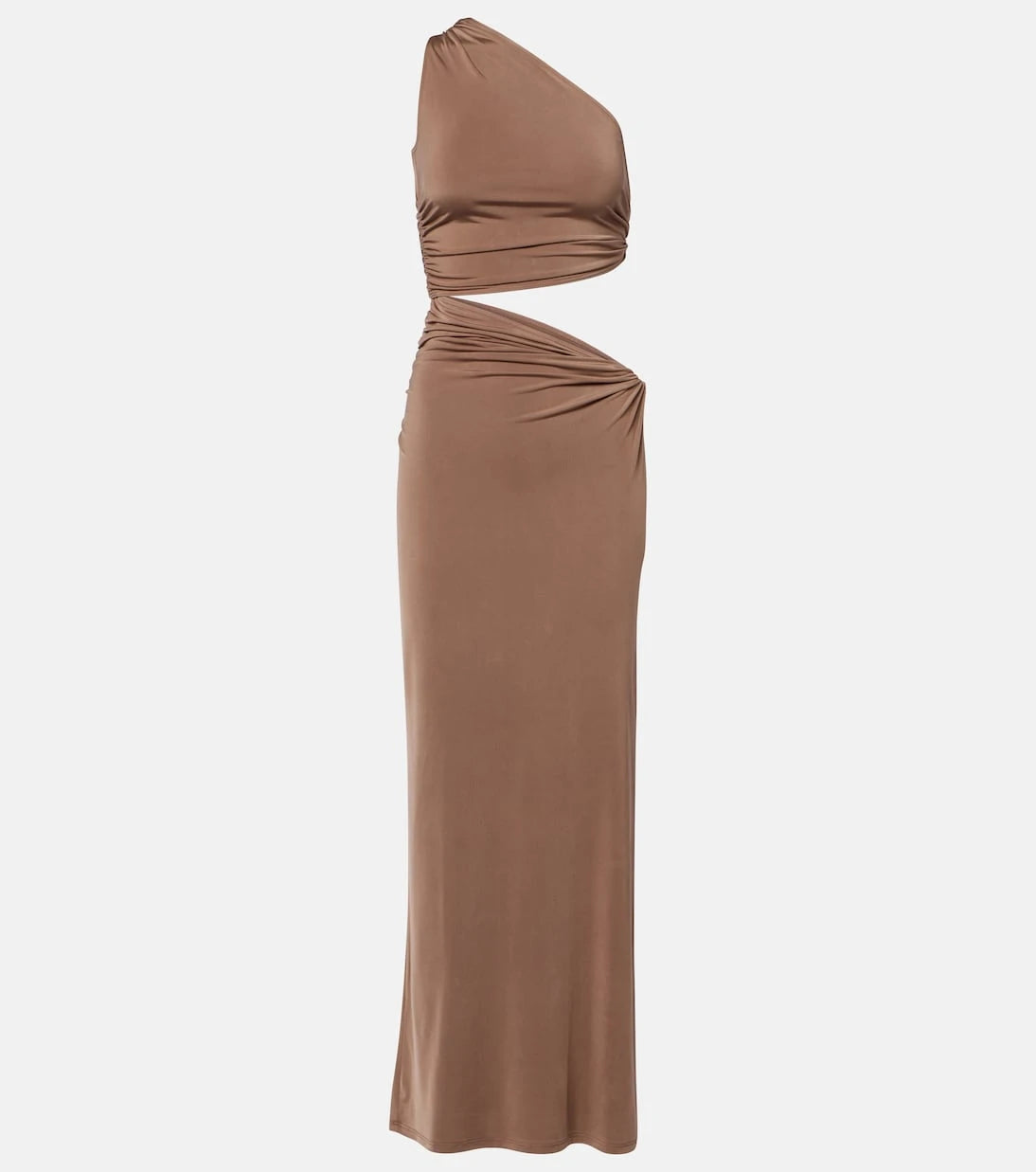 Jade Swim - Yana cutout one-shoulder maxi dress