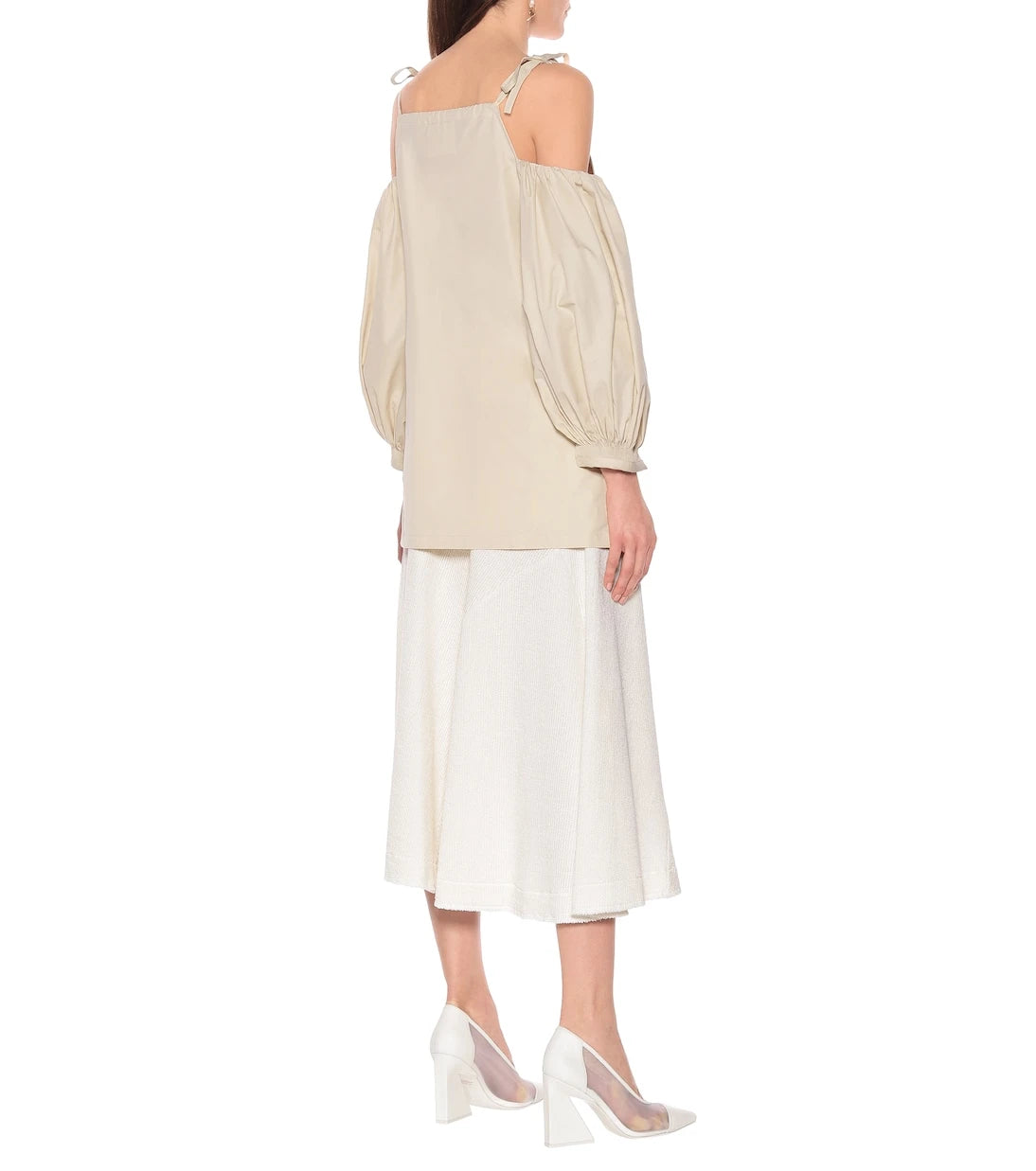 Jil Sander - Cotton off-shoulder top