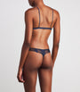 Navy Arella Skirted Thong