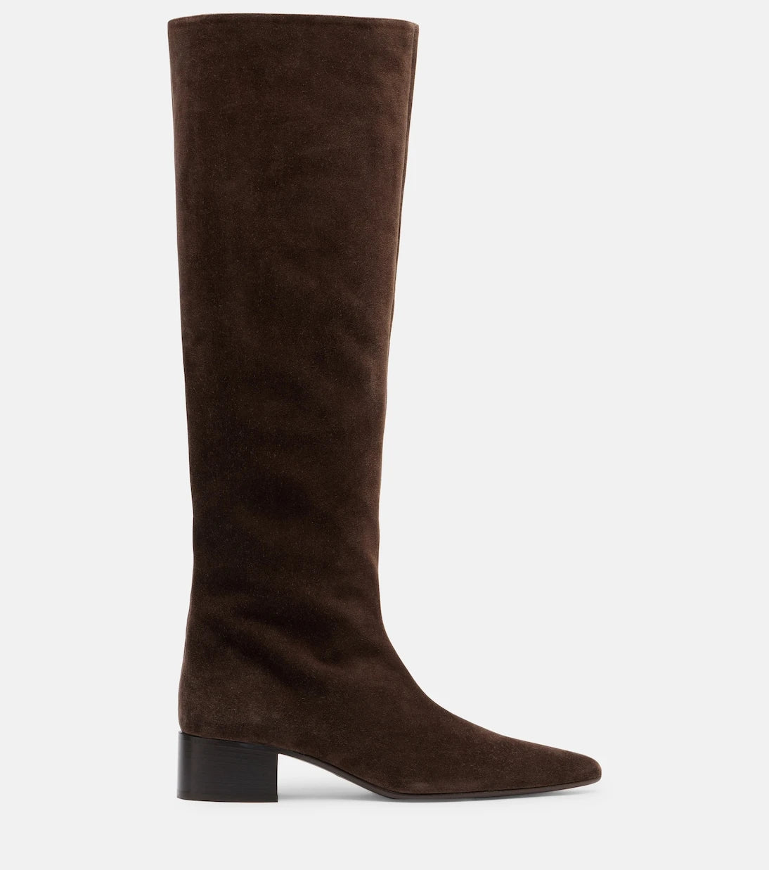 Khaite - Andee suede knee-high boots