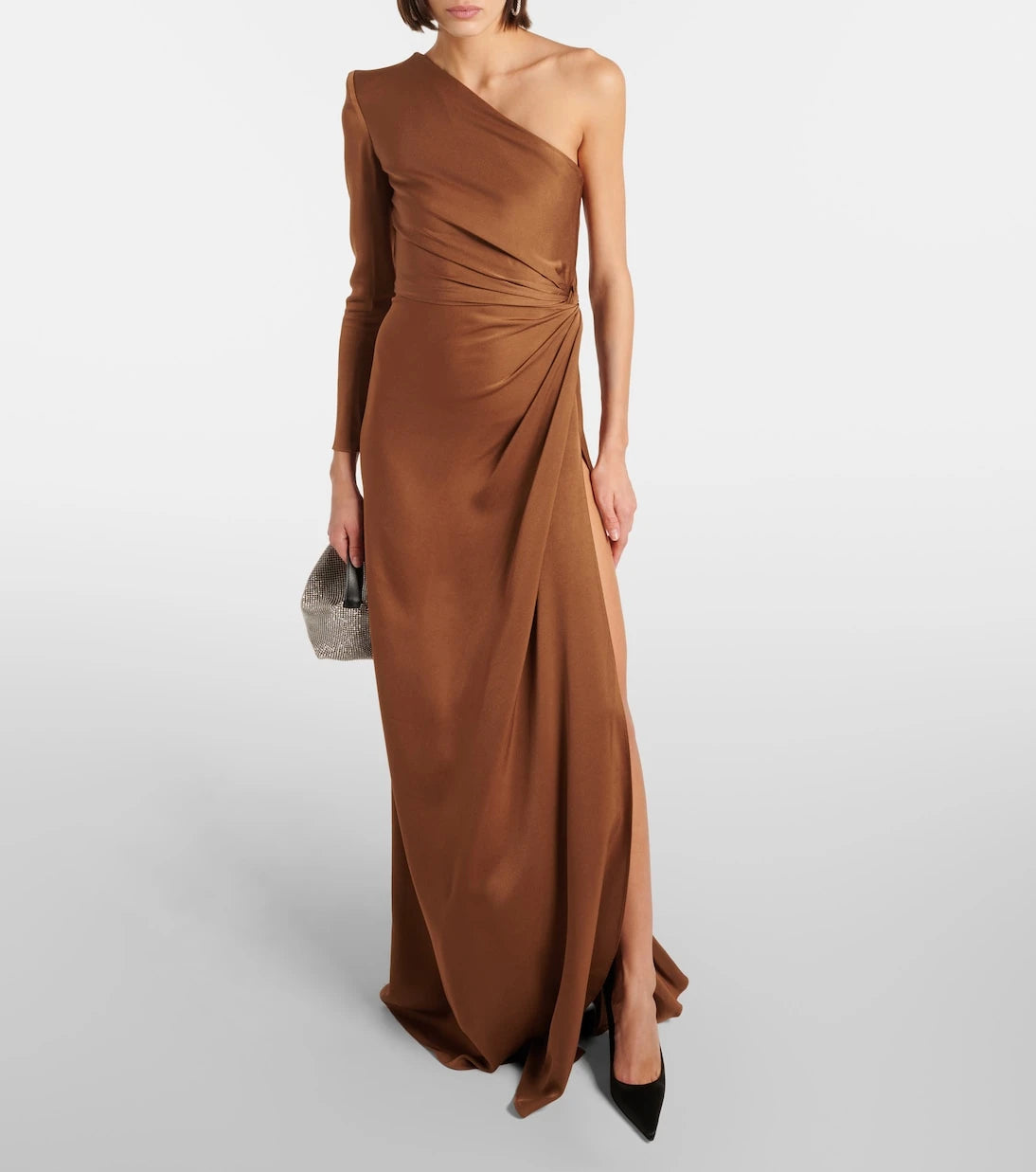 Alex Perry - One-shoulder satin gown