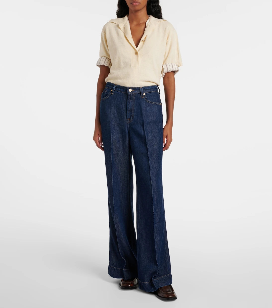 7 For All Mankind - High-rise flared jeans