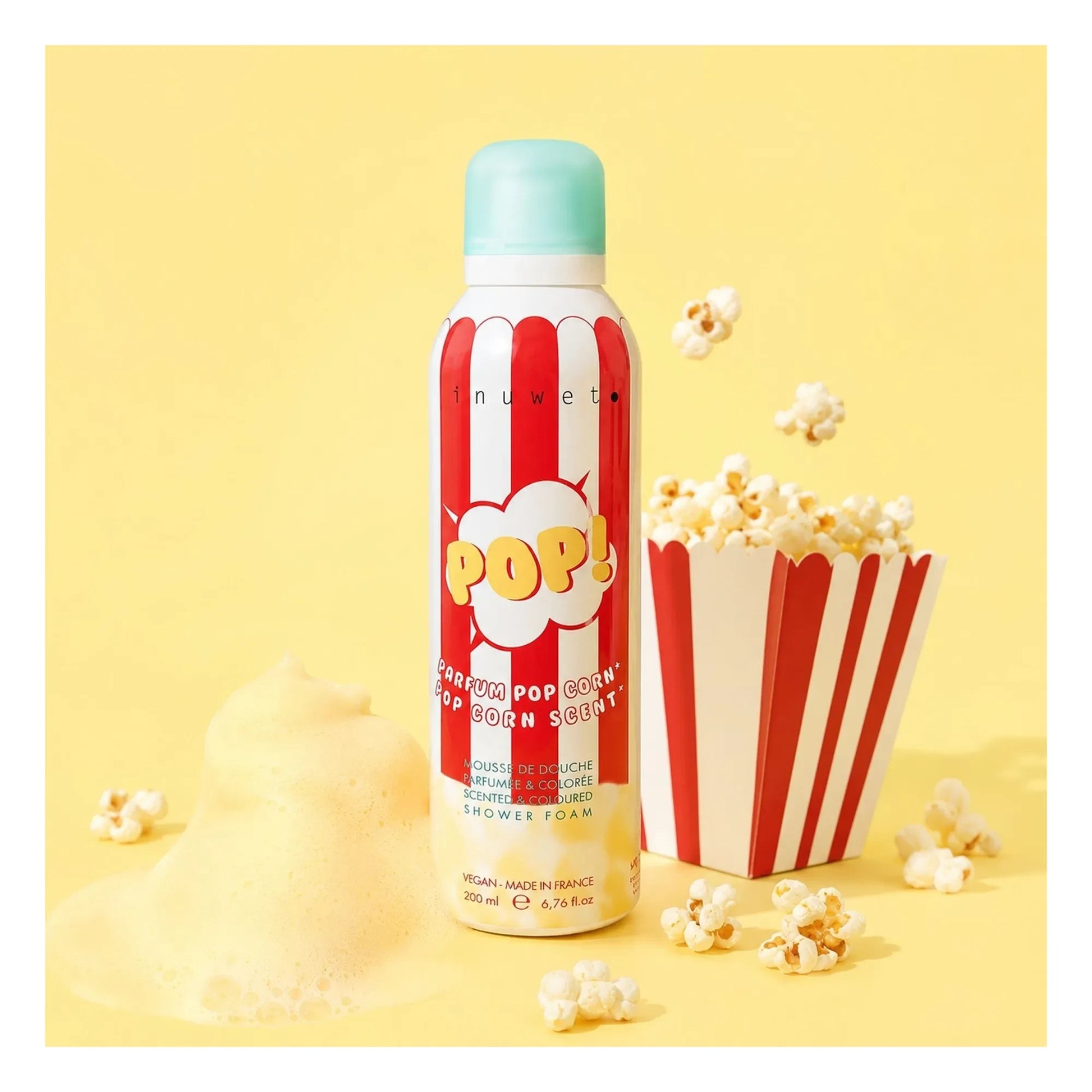 Inuwet - Pop Corn shower foam - 200 ml
