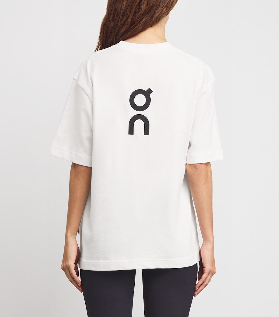 Organic Cotton Club Logo T-Shirt WHITE