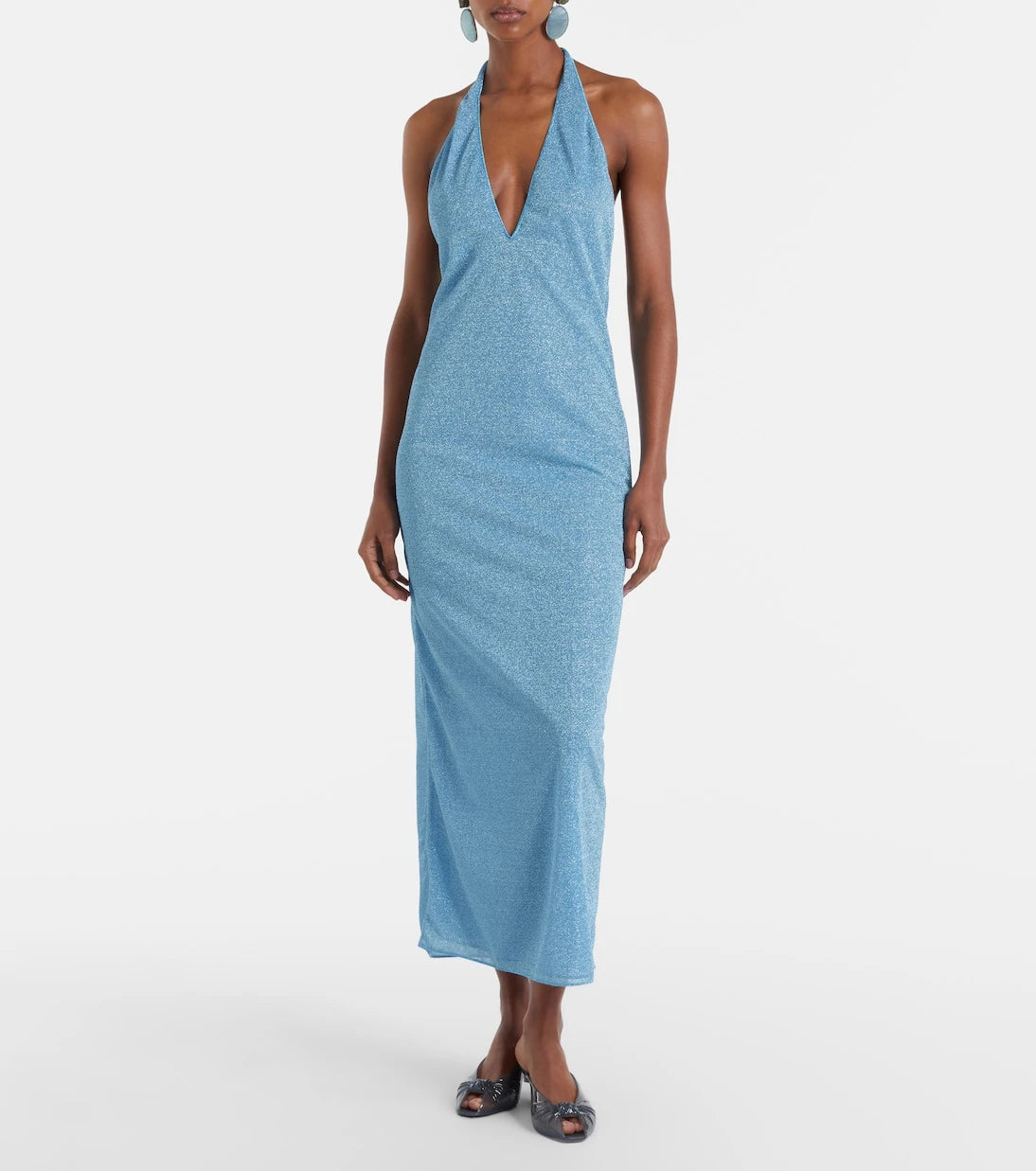 Oséree - Lumière halterneck maxi dress