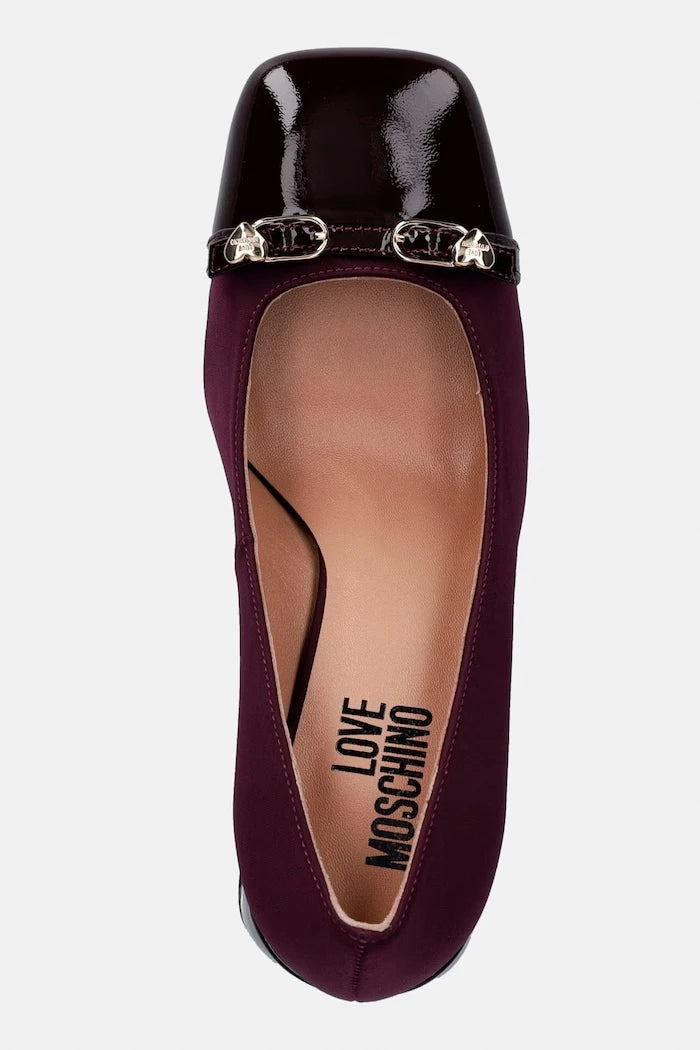 Love Moschino kalın topuklu ayakkabılar