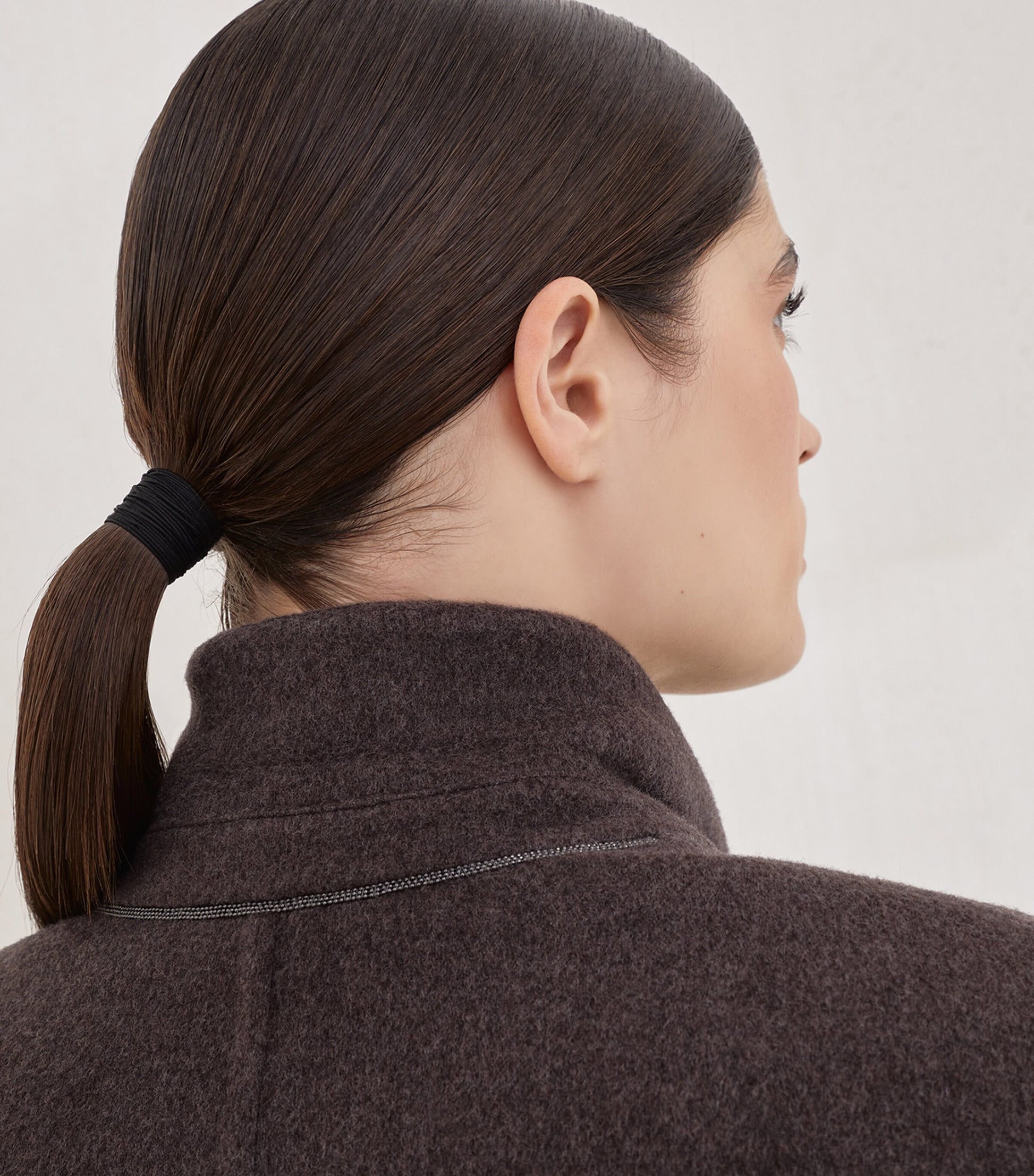 Virgin Wool-Cashmere Belted Trench Coat