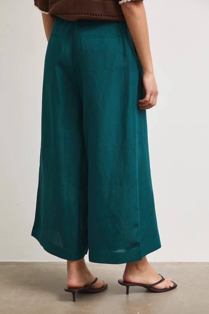 Medicine лен karışımlı kadın culotte pantolon