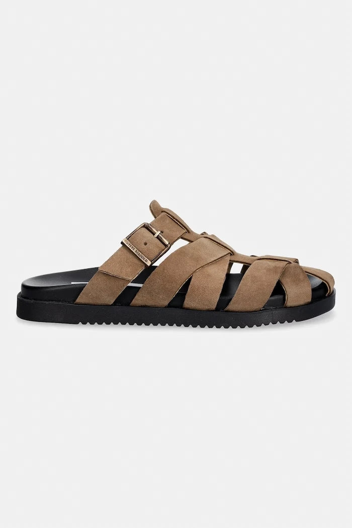 Steve Madden kapalı burunlu nubuk kadın terlik ayakkabı Mamba