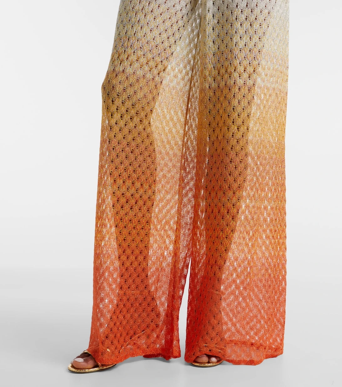 Missoni - جمبسوت لاميه بتصميم شبكي مفتوح