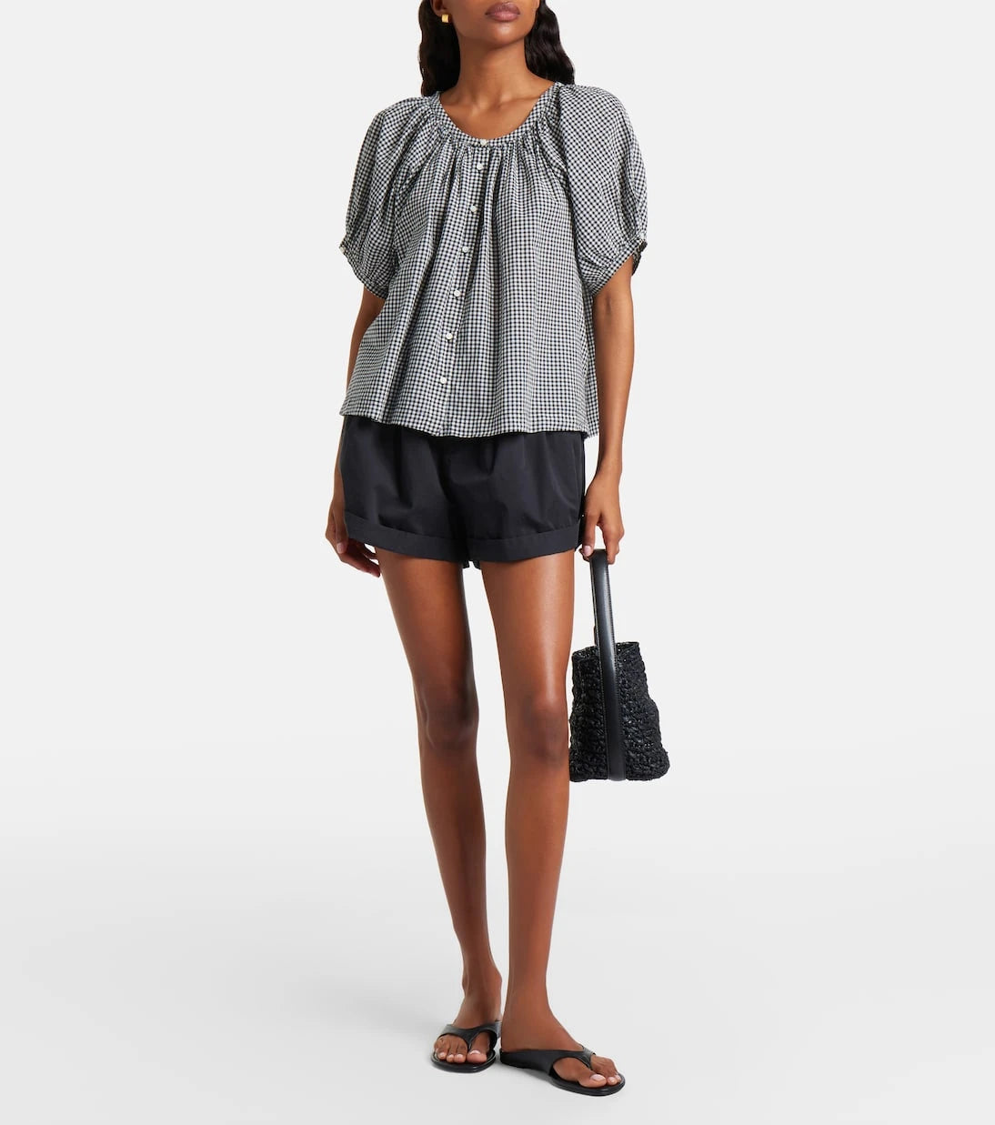 Dôen - Paige cotton shorts