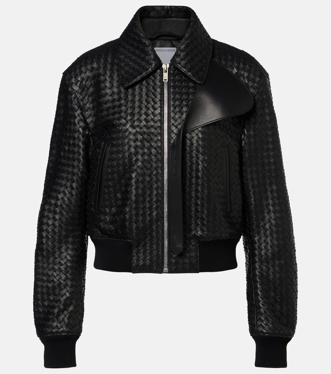 Bottega Veneta - Intrecciato leather jacket