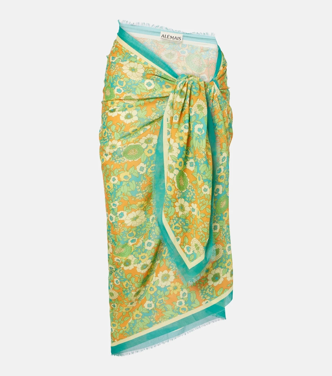 Alémais - Jeff printed cotton beach cover-up