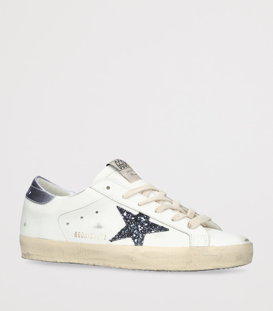 White Leather Super-Star Sneakers