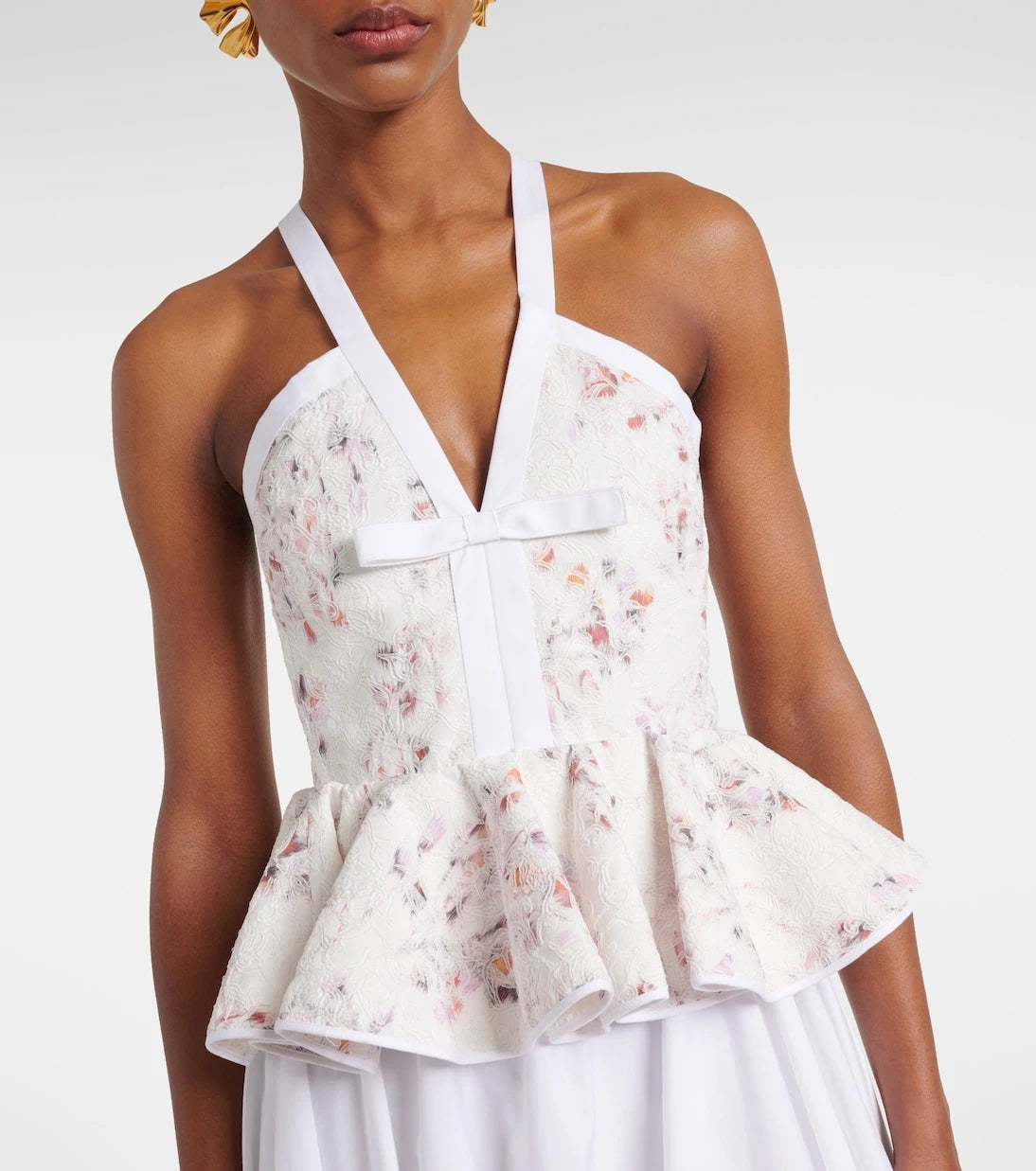 Giambattista Valli - Ruffled floral lace gown