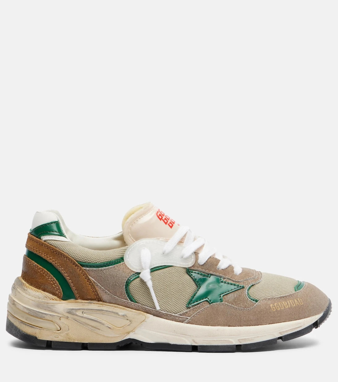 Golden Goose - Dad Star leather-trimmed sneakers
