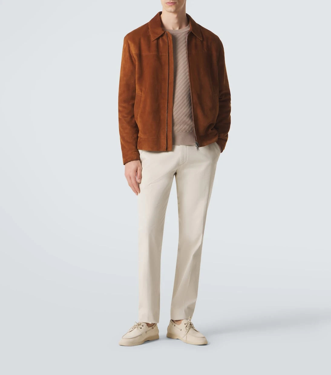 Brioni - Cotton-blend straight pants