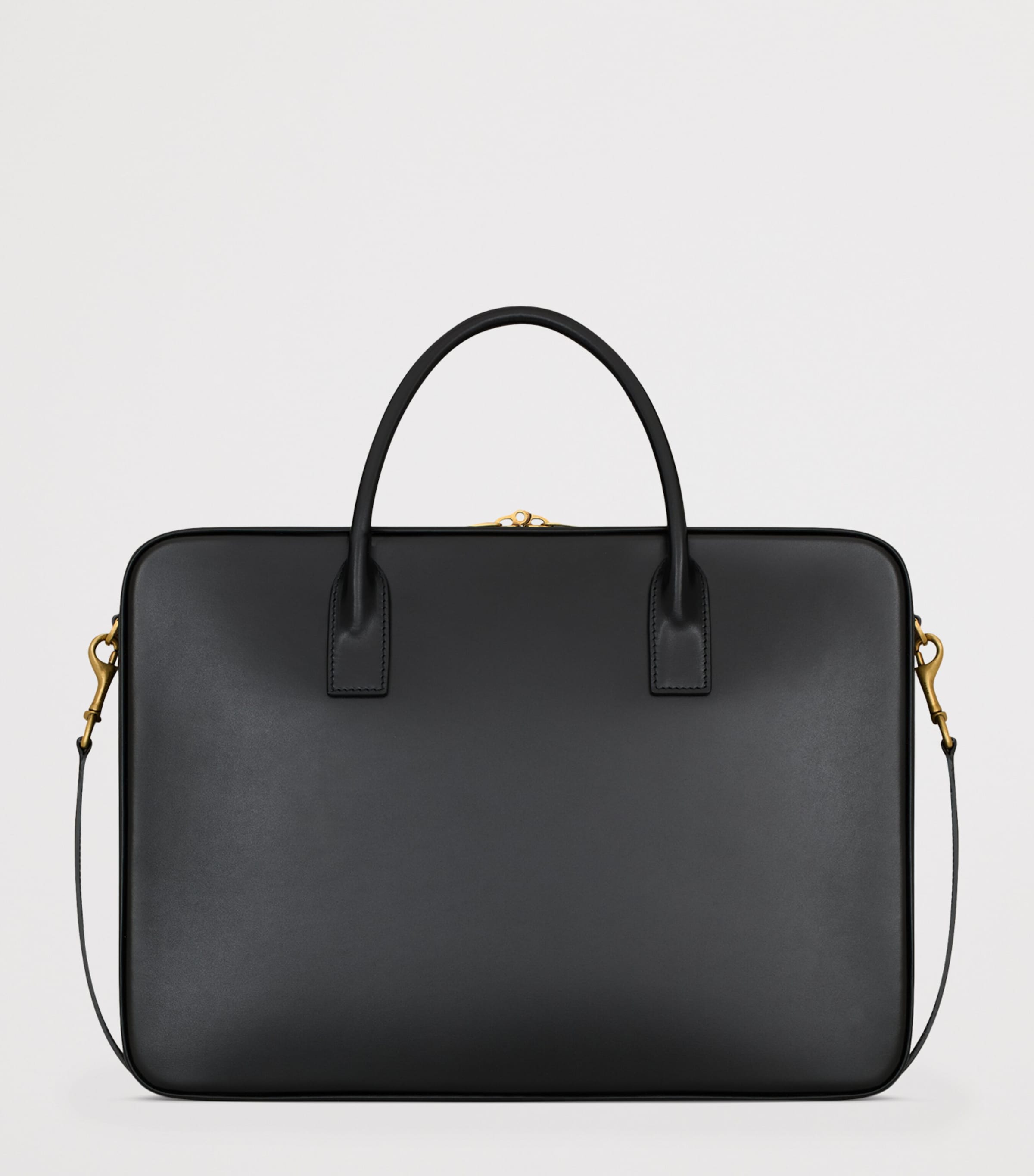 Saint Laurent Black Large Sac de Jour Bauletto Messenger Bag