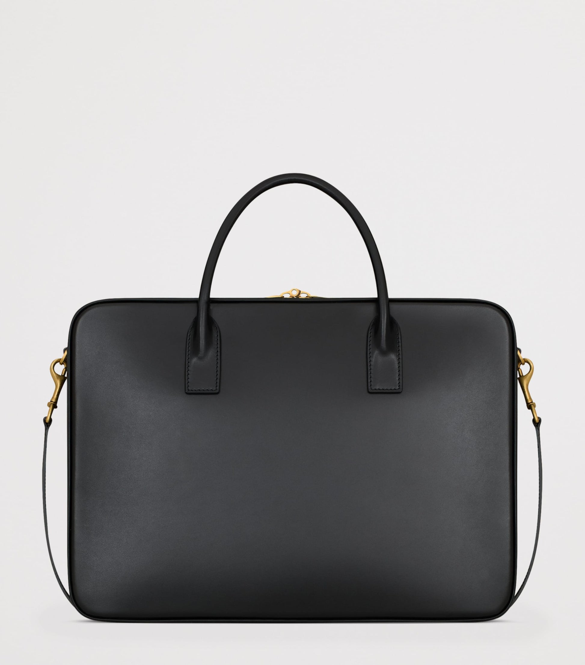Saint Laurent Black Large Sac de Jour Bauletto Messenger Bag