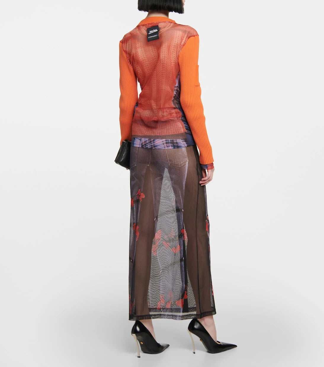Y/Project - x Jean Paul Gaultier Trompe L'Oeil top