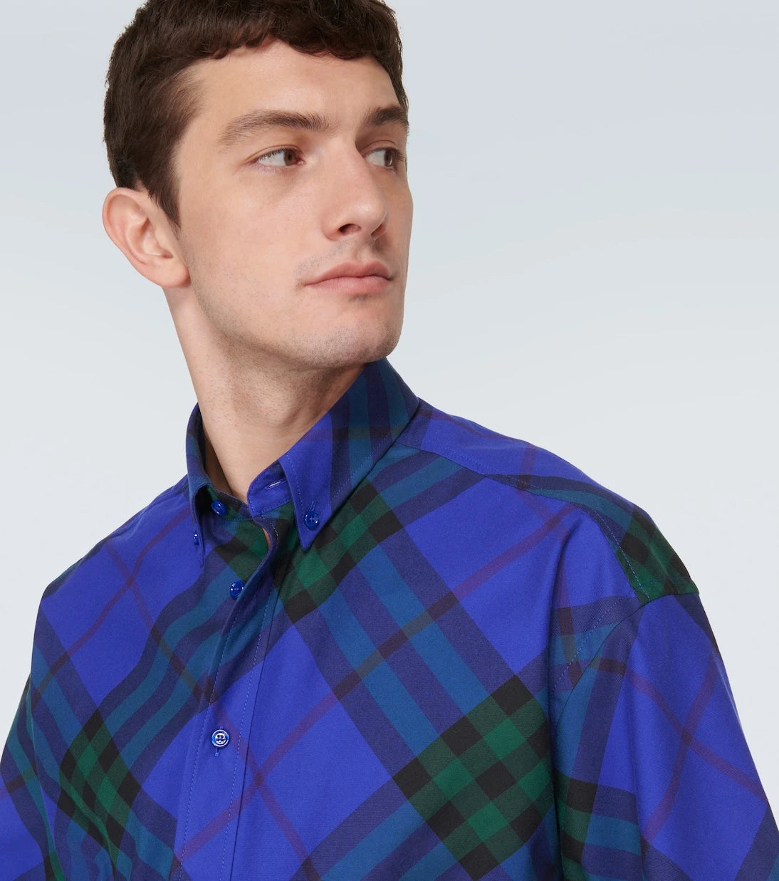 Burberry - Burberry Check cotton bowling shirt