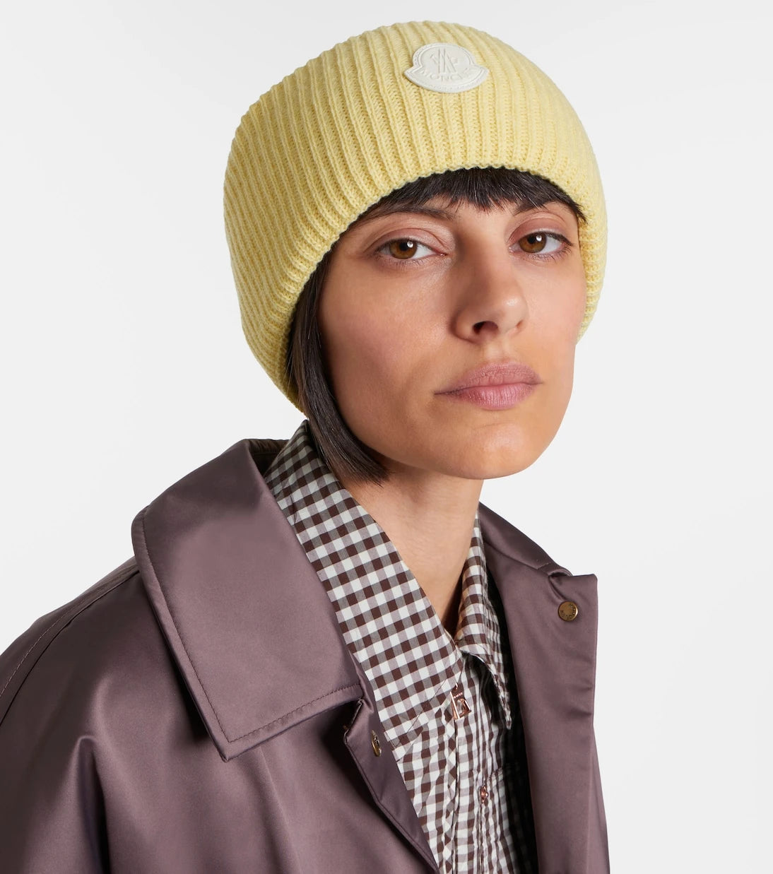 Moncler - Logo wool and cashmere beanie