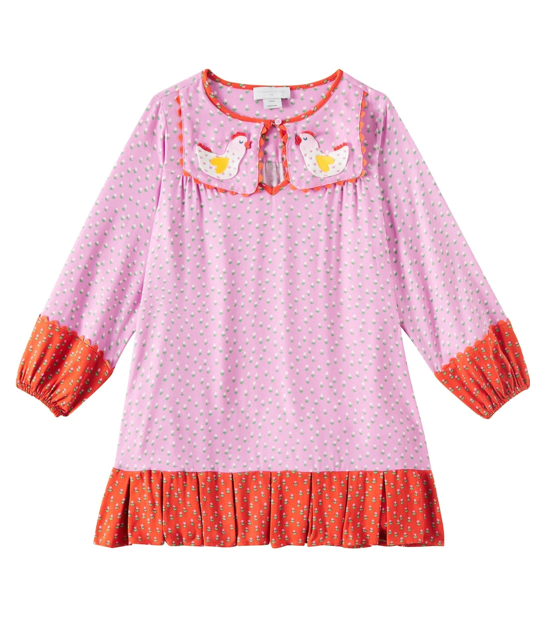 Stella McCartney Kids - Embroidered twill dress