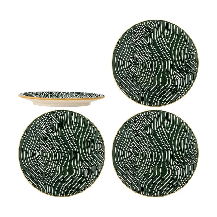 Bloomingville taş çömlekten tatlı tabakları seti 16 x 1,5 cm