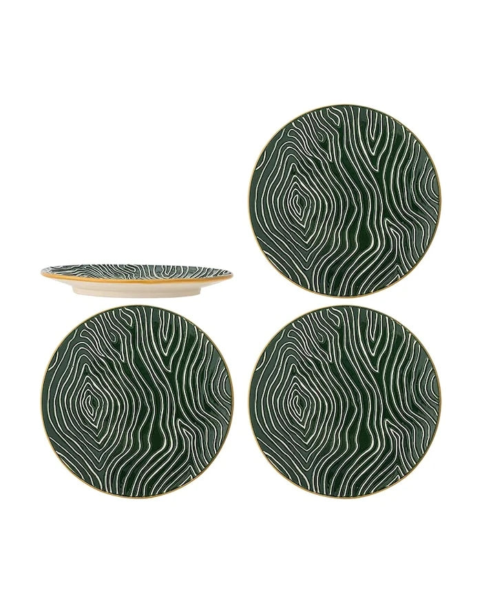 Bloomingville taş çömlekten tatlı tabakları seti 16 x 1,5 cm
