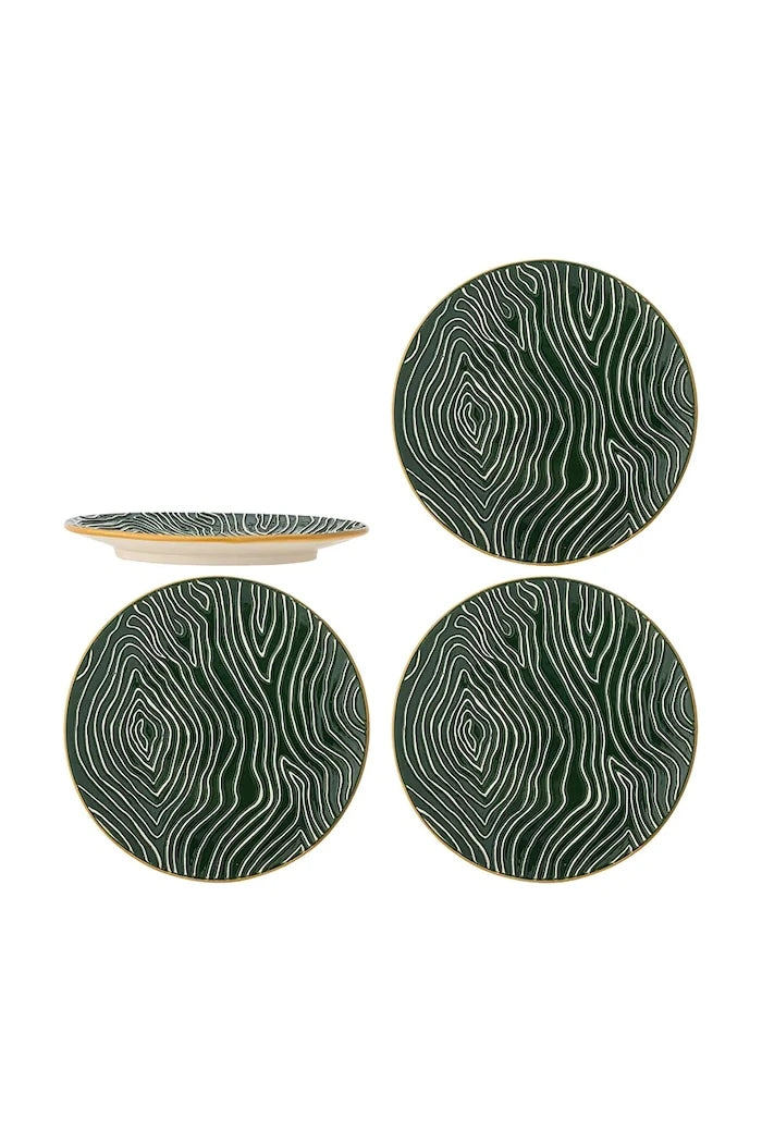 Bloomingville taş çömlekten tatlı tabakları seti 16 x 1,5 cm