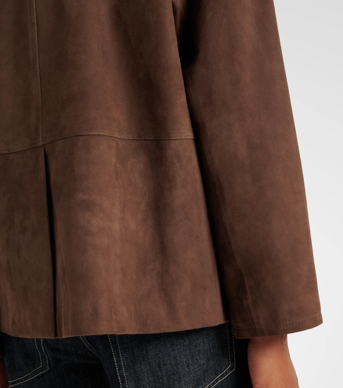 'S Max Mara - جاكيت جلد سويدي شارم