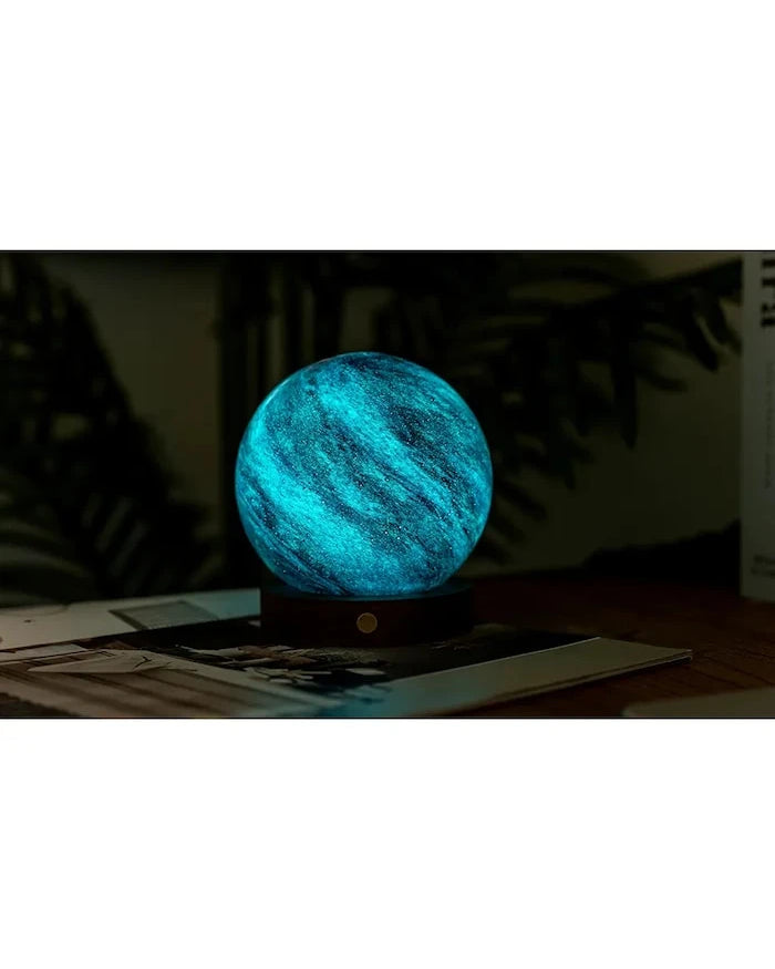Led Dekoratif Lamba Gingko Design AstraGlass Light L/12 x 12 x 13 cm