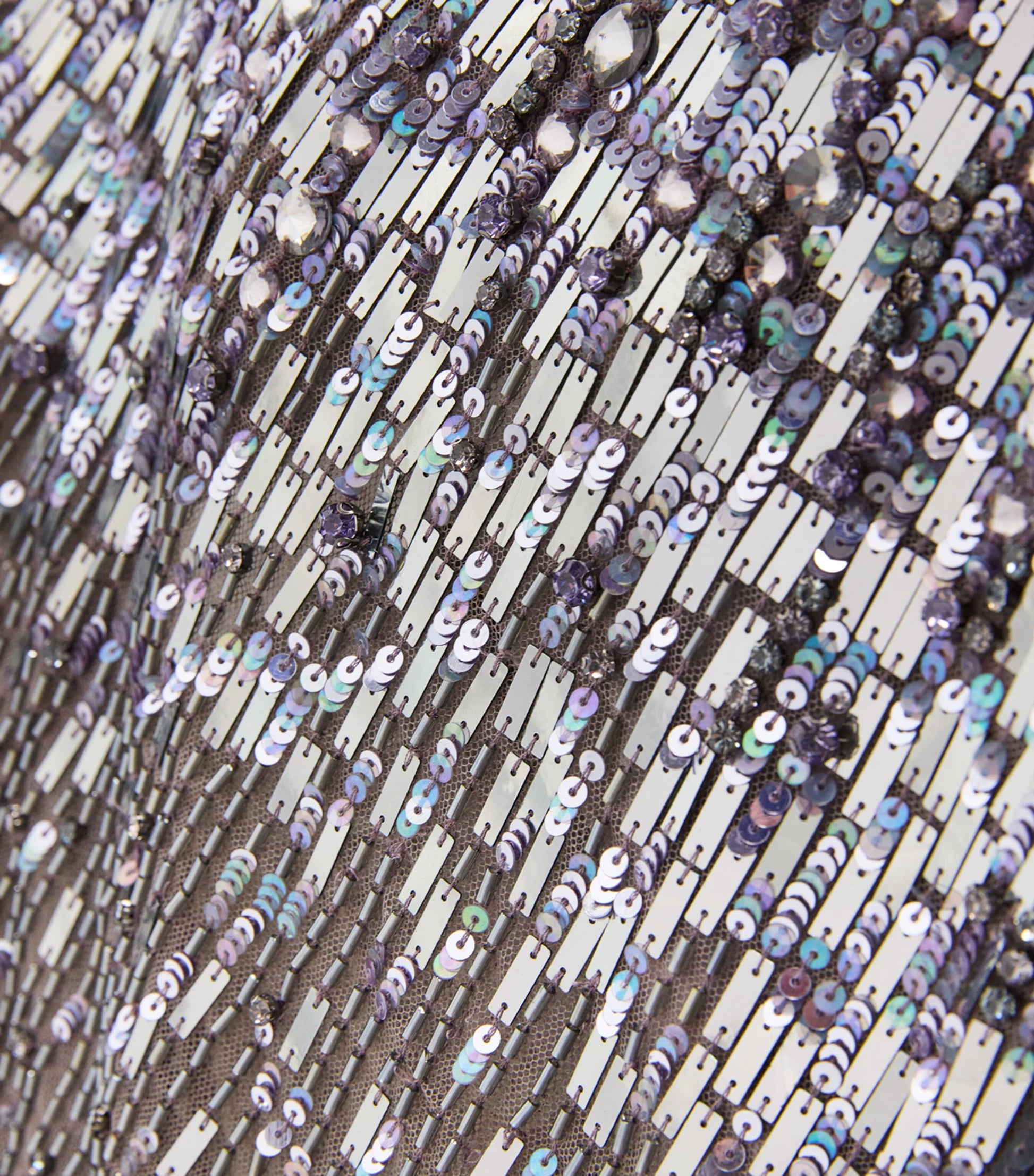 Jenny Packham Metallic Embellished Ines Gown