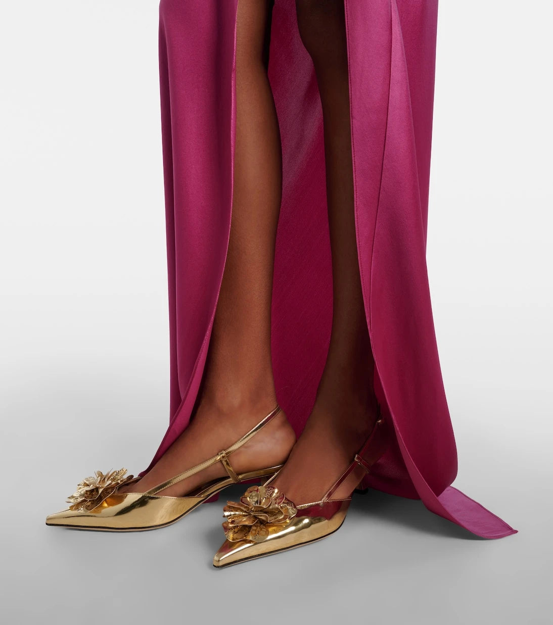 Jimmy Choo - Mimmi 50 leather slingback pumps