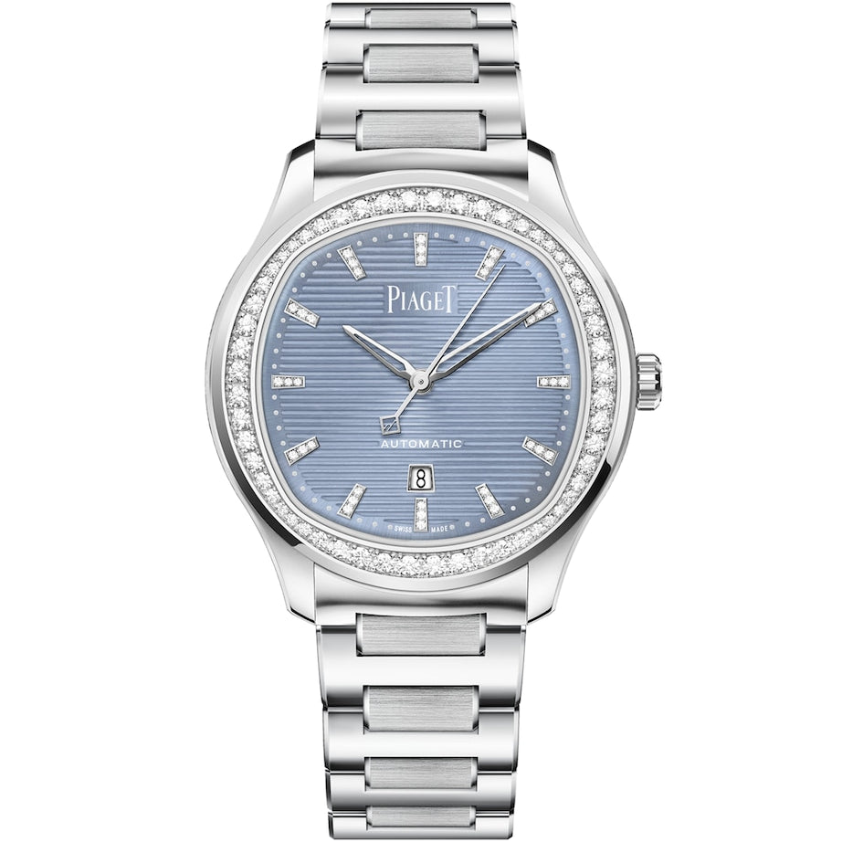 Stainless Steel and Diamond Polo Date Watch 36mm