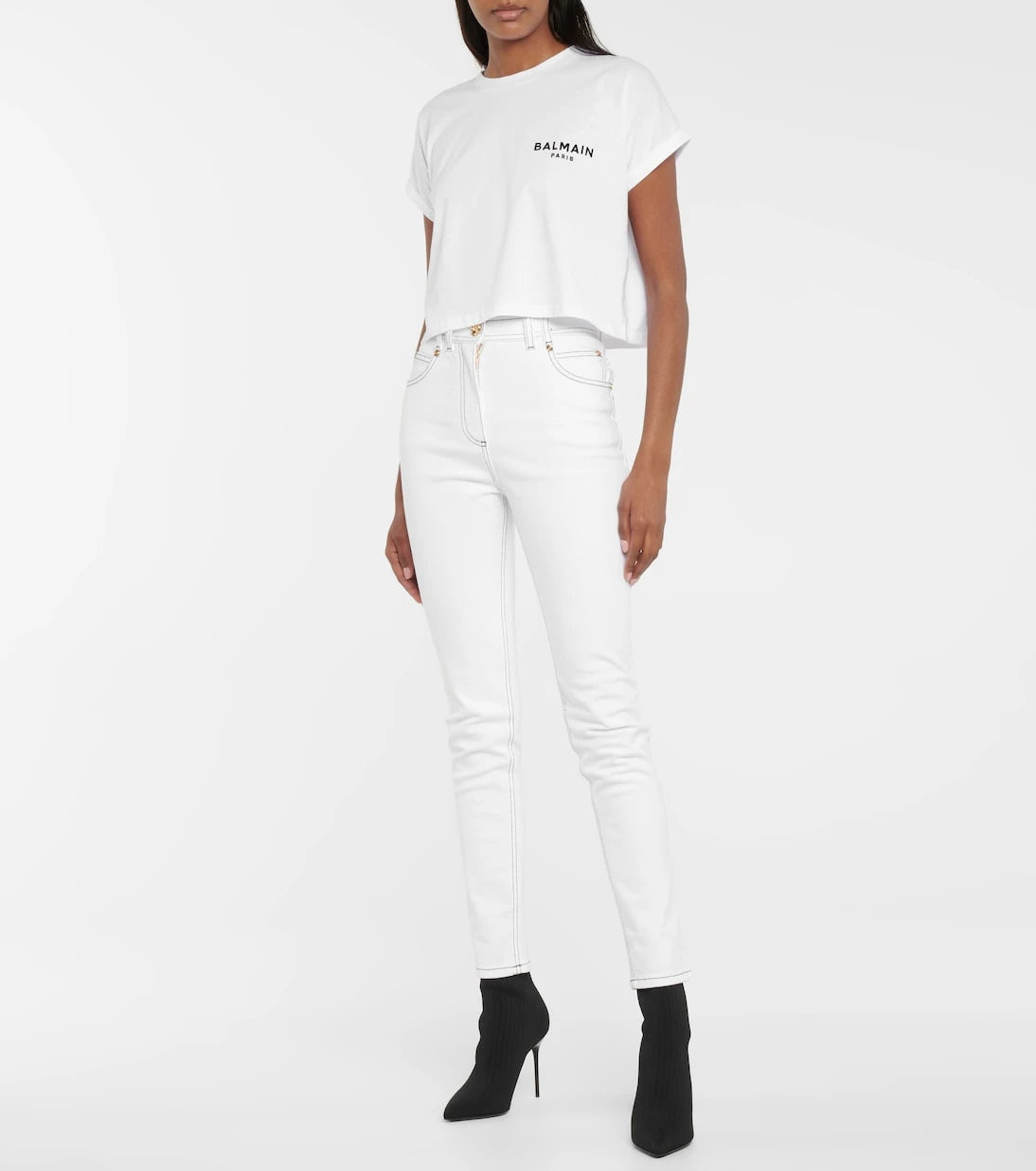 Balmain - Logo cotton T-shirt