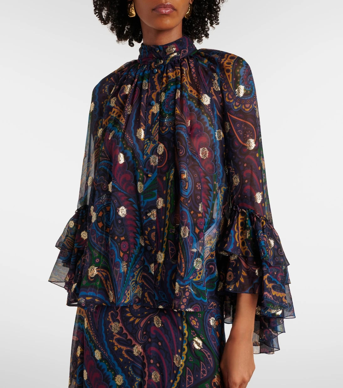 Etro - Paisley silk blouse