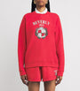 Sporty & Rich Red Beverly Hills Crest Sweatshirt
