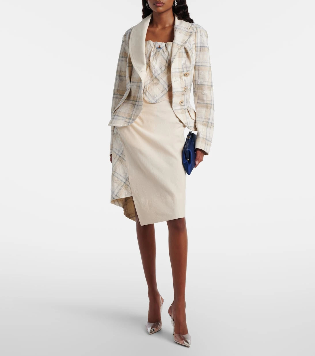 Vivienne Westwood - Stormy tartan cotton-blend jacket
