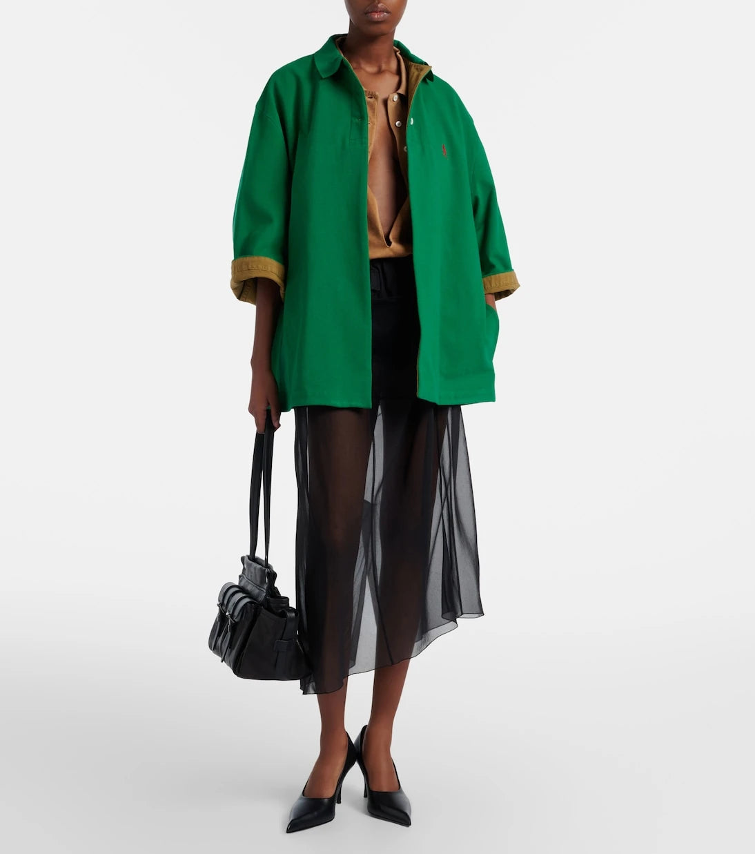Prada - Cotton piqué coat