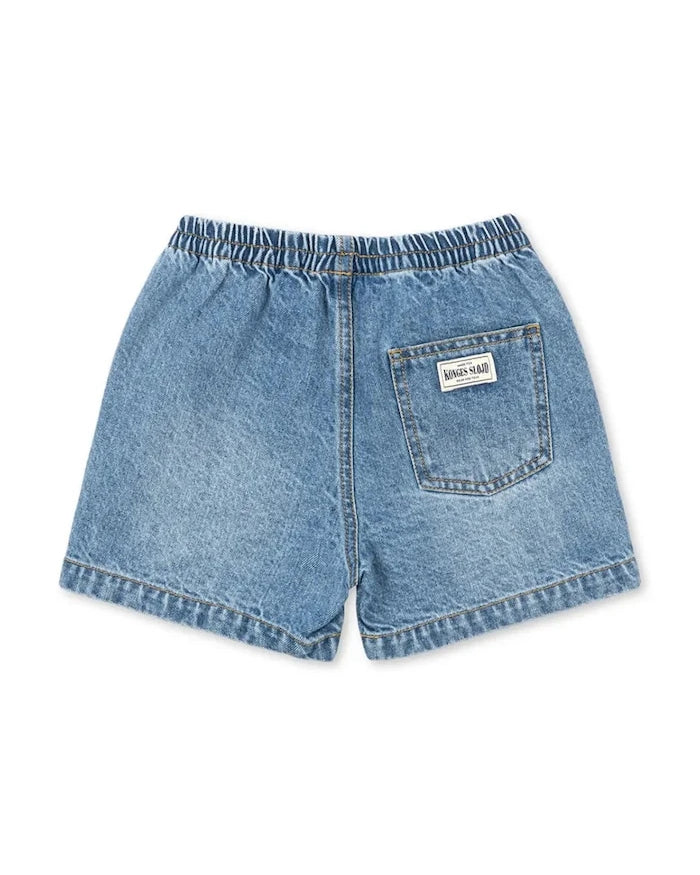 Konges Sløjd çocuk denim şort MAGOT DENIM SHORTS GOTS