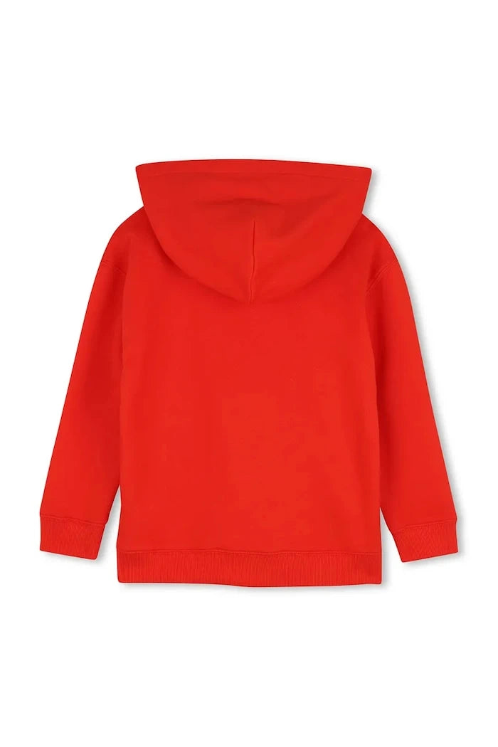 Çocuklar için pamuklu kapüşonlu sweatshirt