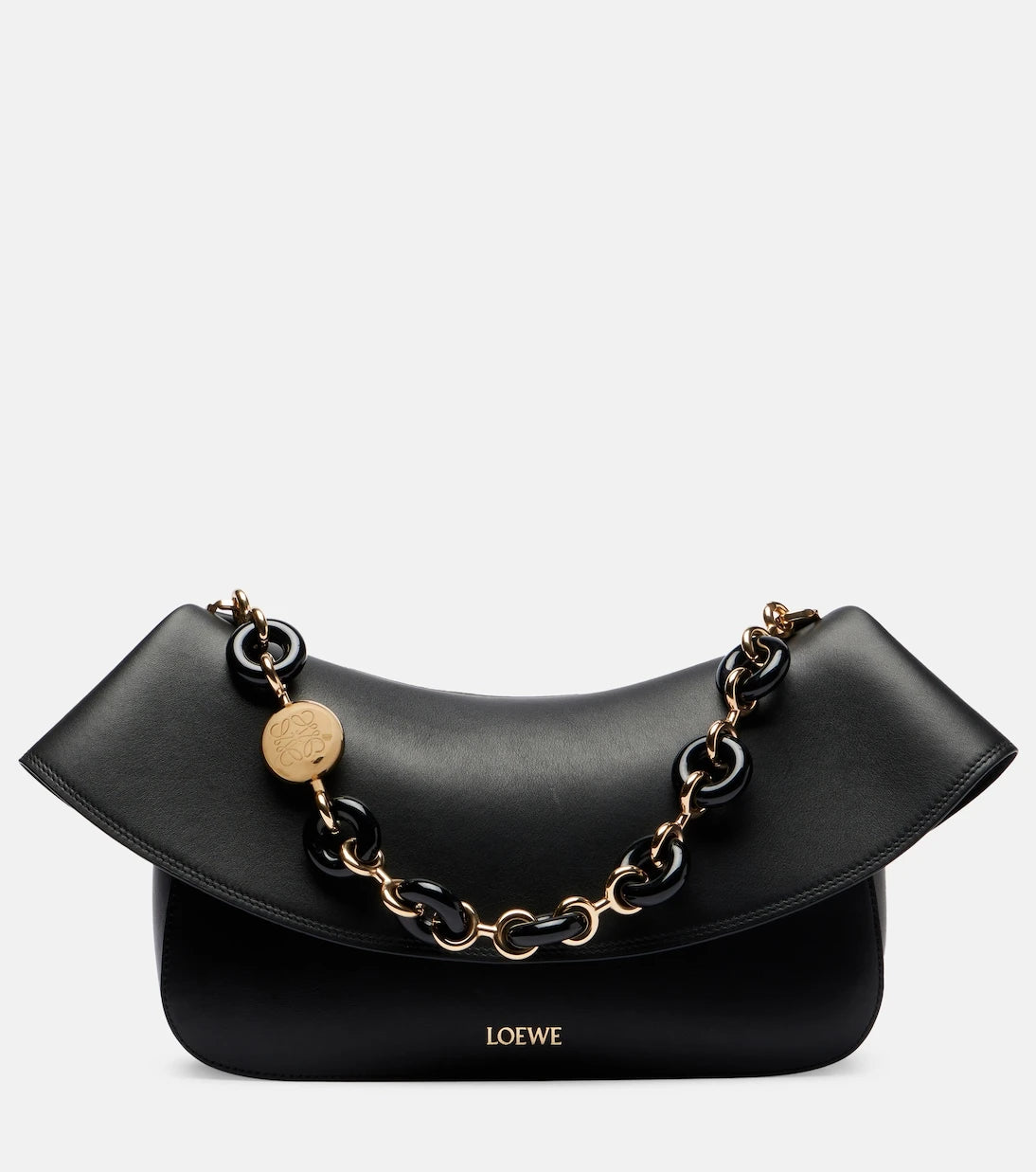 Loewe - حقيبة كتف Ola Medium من الجلد