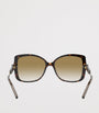 Versace Brown Acetate Butterfly Sunglasses