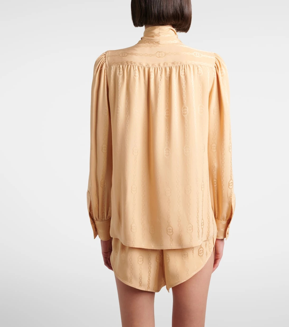 Gucci - Interlocking G silk jacquard shirt