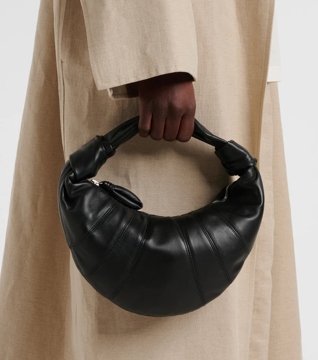 Lemaire - Fortune Croissant Mini leather shoulder bag