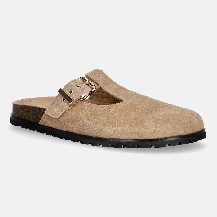 Steve Madden чехли сабо дамски от велур Atticus