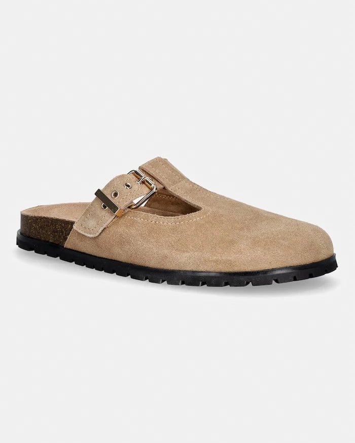 Steve Madden süet kadın sabot terlik Atticus